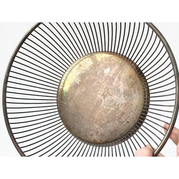 Gorham Silver Plated Italian Made Vintage Wire Fruit | Bread | Decorative Bowl - Picture 6 of 9